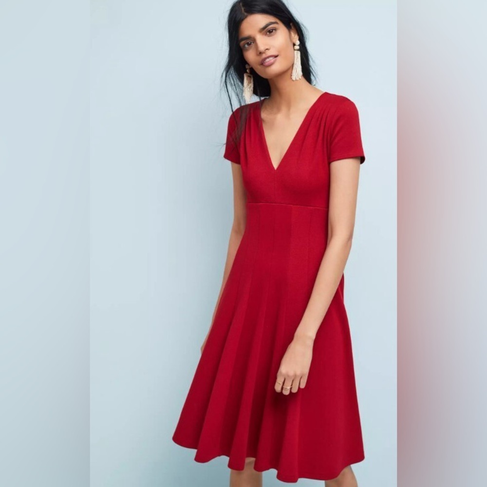 Anthropologie Maeve Lincoln Center midi dress